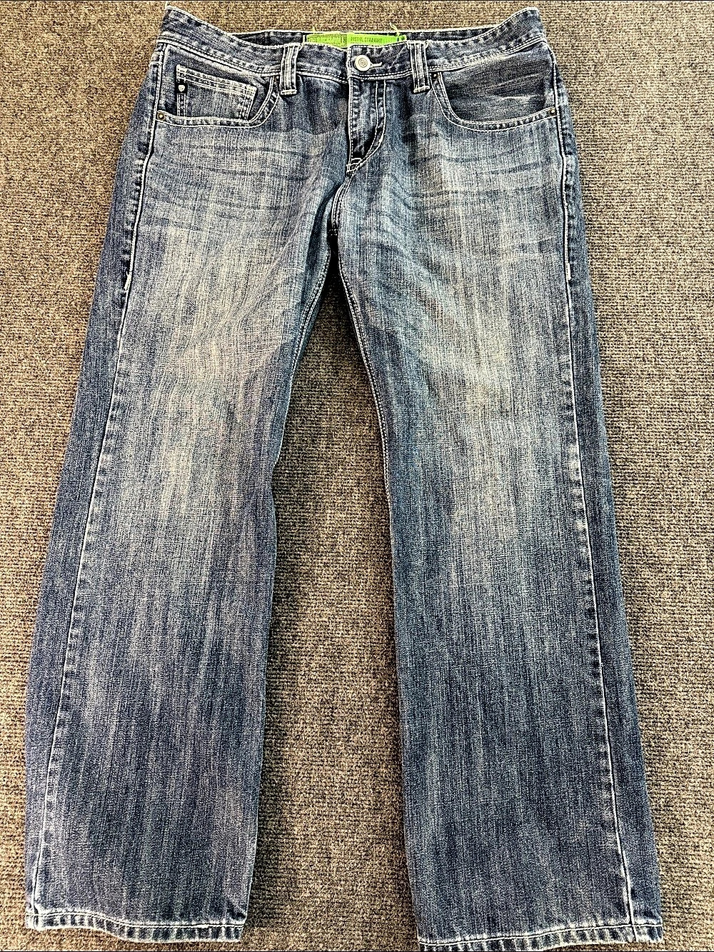 Rock & Roll Denim Bootcut Jeans in Blue Waist 36
